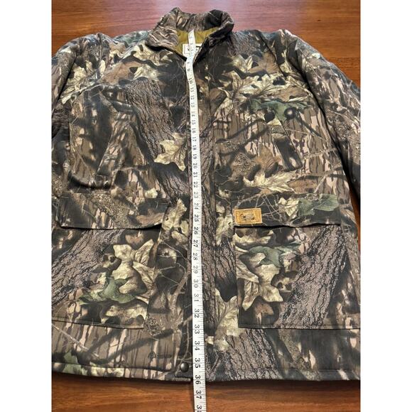 Xl Duxbak Camp Hunting Jacket Camouflage Tree Green Made In USA - Picture 10 of 16